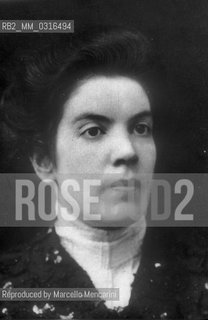 Italian writer Grazia Deledda / La scrittrice Grazia Deledda  - Reproduced by Marcello Mencarini
/Rosebud2