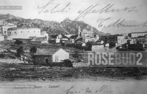 Nuoro at the time of writer Grazia Deledda (1871-1926) / Nuoro ai tempi della scrittrice Grazia Deledda (1871-1926) - Reproduced by Marcello Mencarini
/Rosebud2
