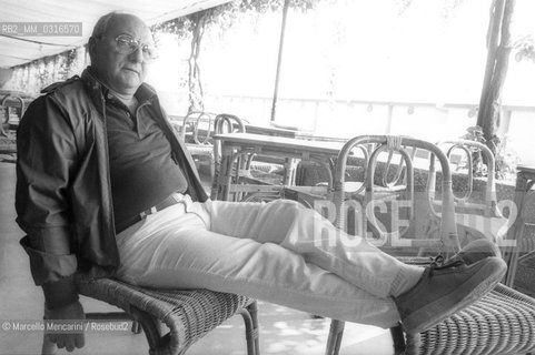 Venice Film Festival, about 1980. Director of photography Tonino Delli Colli / Mostra del Cinema di Venezia, 1980 circa. Il direttore della fotografia Tonino Delli Colli - ©Marcello Mencarini/Rosebud2