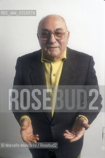 Rome, 1999. Italian director of photography Tonino Delli Colli / Roma, 1999. Il direttore della fotografia Tonino Delli Colli - ©Marcello Mencarini/Rosebud2
