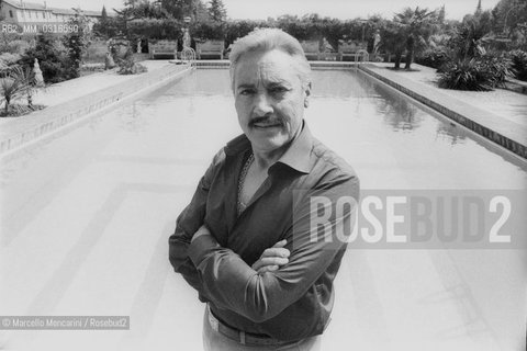 Lancenigo (Treviso),1979. Tenor Mario Del Monaco in his house / Lancenigo (Treviso). Il tenore Mario Del Monaco nella sua casa - ©Marcello Mencarini/Rosebud2
