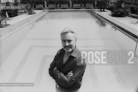 Lancenigo (Treviso),1979. Tenor Mario Del Monaco in his house / Lancenigo (Treviso). Il tenore Mario Del Monaco nella sua casa - ©Marcello Mencarini/Rosebud2