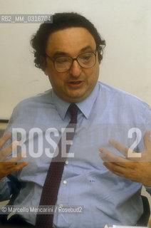 Italian politician Gianni De Michelis, about 1988 / Il politico Gianni De Michelis, 1988 circa - ©Marcello Mencarini/Rosebud2
