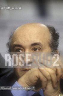 Italian politician Ciriaco De Mita, member of Christian Democracy Party (about 1985) / Il politico Ciriaco De Mita, membro della Democrazia Cristiana (1985 circa) - ©Marcello Mencarini/Rosebud2