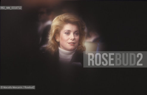 French actress Catherine Deneuve, about 1985 / Lattrice Catherine Deneuve, 1985 circa - ©Marcello Mencarini/Rosebud2