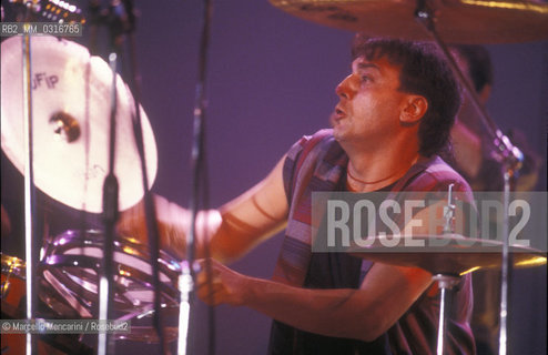 Italian percussionist and singer Tullio De Piscopo (about 1985) / Tullio De Piscopo, percussionista e cantante (1990 circa) - ©Marcello Mencarini/Rosebud2