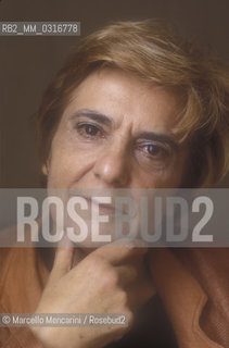 Venice Lido, Hotel Des Bains, 1984. Italian writer Luce DEramo / Lido di Venezia, Hotel Des Bains, 1984. La scrittrice Luce DEramo - ©Marcello Mencarini/Rosebud2