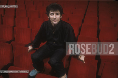 Sanremo Ariston Theater, 1991. Russian dancer Vladimir Derevianko / Teatro Ariston di Sanremo. 1991. Il ballerino russo Vladimir Derevianko - ©Marcello Mencarini/Rosebud2