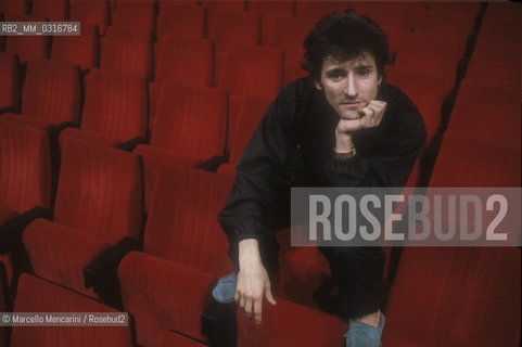 Sanremo Ariston Theater, 1991. Russian dancer Vladimir Derevianko / Teatro Ariston di Sanremo. 1991. Il ballerino russo Vladimir Derevianko - ©Marcello Mencarini/Rosebud2