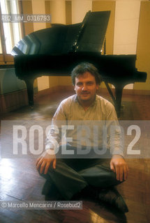 Italian composer Fabrizio De Rossi Re, 1994 / Il compositore Fabrizio De Rossi Re, 1994 - ©Marcello Mencarini/Rosebud2