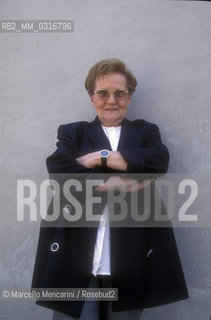 Turin, 1995. Italian writer Isa Desandré, former deported to Ravensbrück and Bergen-Belsen concentration camp / Torino, 1995. La scrittrice Isa Desandré, ex deportata nei campi di concentramento di Ravensbrück e Bergen-Belsen - ©Marcello Mencarini/Rosebud2