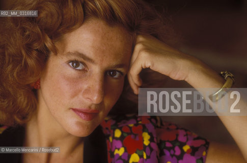 Italian actress Giuliana De Sio, about 1985 / Lattrice Giuliana De Sio, 1985 circa - ©Marcello Mencarini/Rosebud2