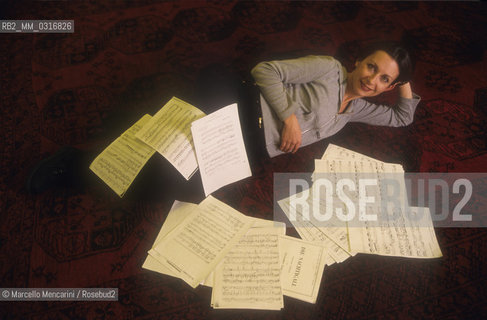 Rome, 1999. French soprano Natalie Dessay / Roma, 1999. Il soprano Natalie Dessay - ©Marcello Mencarini/Rosebud2
