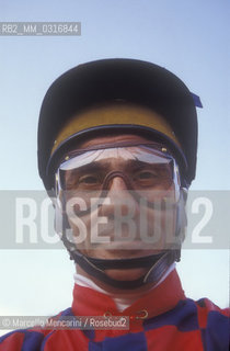 Italian jockey Gianfranco Dettori, about 1990 / Il fantino Gianfranco Dettori, 1990 - ©Marcello Mencarini/Rosebud2