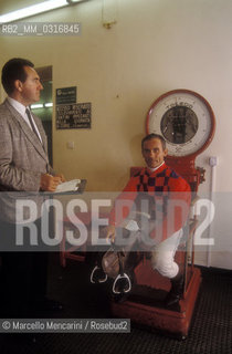Italian jockey Gianfranco Dettori, about 1990 / Il fantino Gianfranco Dettori, 1990 - ©Marcello Mencarini/Rosebud2