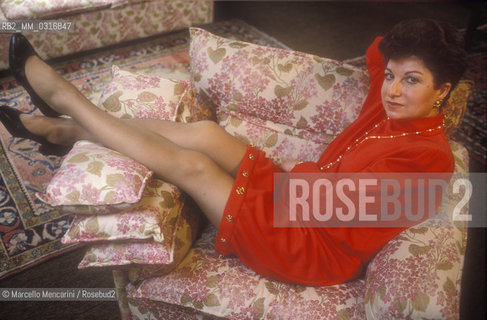 Italian soprano Mariella Devia, 1995 / Il soprano Mariella Devia, 1995 - ©Marcello Mencarini/Rosebud2