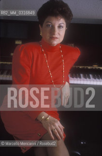 Italian soprano Mariella Devia, 1995 / Il soprano Mariella Devia, 1995 - ©Marcello Mencarini/Rosebud2