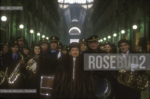 Opera singer MARIELLA DEVIA, Milan 1991 / MARIELLA DEVIA, cantante lirica, Milano 1991 ©Marcello Mencarini/Rosebud2