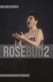 Italian soprano Mariella Devia, 1991 / Il soprano Mariella Devia, 1991 - ©Marcello Mencarini/Rosebud2