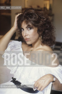 Italian actress Ida Di Benedetto, about 1985 / Lattrice Ida Di Benedetto, 1985 circa - ©Marcello Mencarini/Rosebud2