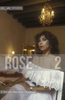 Italian actress Ida Di Benedetto, about 1985 / Lattrice Ida Di Benedetto, 1985 circa - ©Marcello Mencarini/Rosebud2