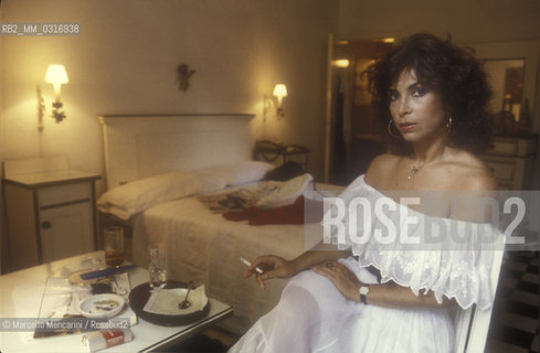 Italian actress Ida Di Benedetto, about 1985 / Lattrice Ida Di Benedetto, 1985 circa - ©Marcello Mencarini/Rosebud2