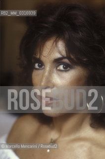 Italian actress Ida Di Benedetto, about 1985 / Lattrice Ida Di Benedetto, 1985 circa - ©Marcello Mencarini/Rosebud2