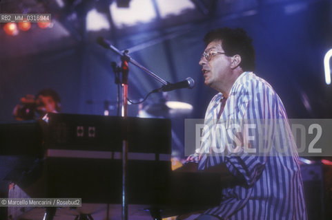 Naples, about 1985. Italian pop singer Peppino Di Capri / Napoli, 1985 circa. Il cantante Peppino Di Capri - ©Marcello Mencarini/Rosebud2