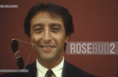 Venice Lido, Venice Film Festival 1989. Italian movie producer Giovanni Di Clemente / Lido di Venezia, Mostra del Cinema di Venezia 1989. Il produttore Gianni Di Clemente - ©Marcello Mencarini/Rosebud2