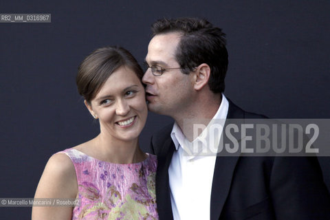 Festival of Literatures, Rome 2012. American writer Vanessa Diffenbaugh and her husband P.K. Diffenbaugh / Festival Letterature, Roma 2012. La scrittrice americana Vanessa Diffenbaugh e suo marito P.K. Diffenbaugh - ©Marcello Mencarini/Rosebud2