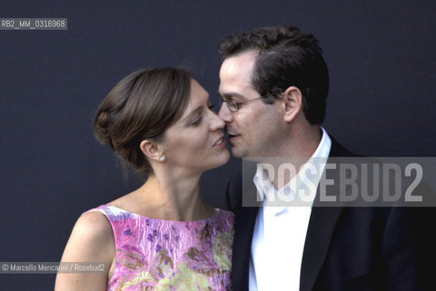 Festival of Literatures, Rome 2012. American writer Vanessa Diffenbaugh and her husband P.K. Diffenbaugh / Festival Letterature, Roma 2012. La scrittrice americana Vanessa Diffenbaugh e suo marito P.K. Diffenbaugh - ©Marcello Mencarini/Rosebud2