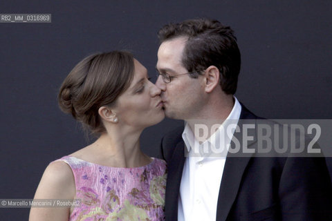 Festival of Literatures, Rome 2012. American writer Vanessa Diffenbaugh and her husband P.K. Diffenbaugh / Festival Letterature, Roma 2012. La scrittrice americana Vanessa Diffenbaugh e suo marito P.K. Diffenbaugh - ©Marcello Mencarini/Rosebud2