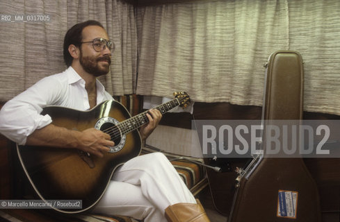 American jazz guitarist Al Di Meola, about 1985 / Il chitarrista jazzz Al Di Meola, 1985 circa - ©Marcello Mencarini/Rosebud2
