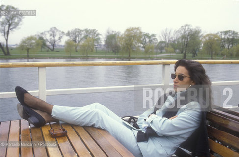 Sanremo in the World Tour 1990. Italian pop singer Grazia di Michele in Toronto / Sanremo nel mondo 1990. La cantante Grazia di Michele a Toronto - ©Marcello Mencarini/Rosebud2