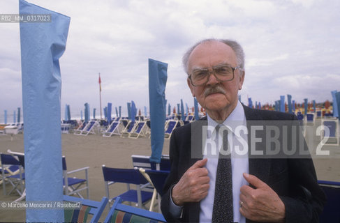Viareggio, 1995. Italian Literary critic Carlo Dionisotti / Viareggio, 1995. Il critico letterario Carlo Dionisotti - ©Marcello Mencarini/Rosebud2