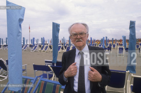 Viareggio, 1995. Italian Literary critic Carlo Dionisotti / Viareggio, 1995. Il critico letterario Carlo Dionisotti - ©Marcello Mencarini/Rosebud2