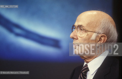 Rome, about 1988. Italian biologist renato Dulbecco, Nobel prize in Physiology or Medicine in 1975  / Roma, 1988 circa. Il biologo renato Dulbecco, Premio Nobel per la Medicina nel 1975 - ©Marcello Mencarini/Rosebud2