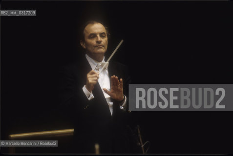 Swiss conductor Charles Dutoit, 1992 / Il direttore dorchestra Charles Dutoit, 1992 - ©Marcello Mencarini/Rosebud2