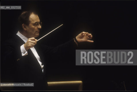 Swiss conductor Charles Dutoit, 1992 / Il direttore dorchestra Charles Dutoit, 1992 - ©Marcello Mencarini/Rosebud2