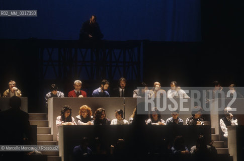 Teatro Regio In Parma (Parma Royal Theater), April 15, 1987. First performance of the opera Genesi (Genesis) by Franco Battiato / Teatro Regio di Parma, 15 aprile 1987. Prima dellopera Genesi di Franco Battiato - ©Marcello Mencarini/Rosebud2