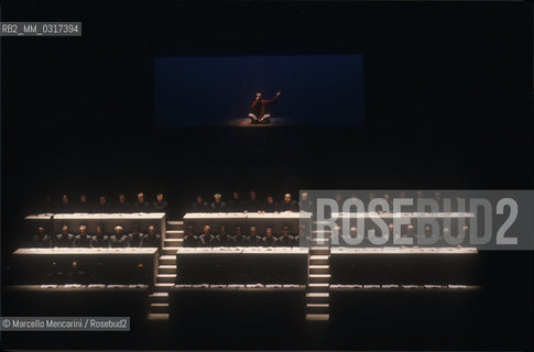 Teatro Regio In Parma (Parma Royal Theater), April 15, 1987. First performance of the opera Genesi (Genesis) by Franco Battiato / Teatro Regio di Parma, 15 aprile 1987. Prima dellopera Genesi di Franco Battiato - ©Marcello Mencarini/Rosebud2