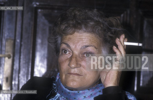 Italian script writer SUSO CECCHI DAMICO / SUSO CECCHI DAMICO, sceneggiatrice ©Marcello Mencarini/Rosebud2