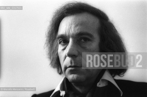 Canadian born-French psychologist and psychoanalyst René Major (1980) / René Major, psicologo e psicanalista (1980) - ©Marcello Mencarini/Rosebud2