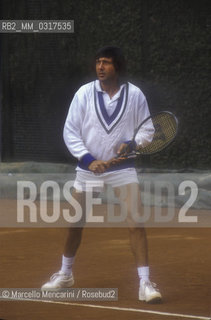 Rome, 1989. Romanian tennis player Ilie Nastase / Roma, 1989. Il tennista rumeno Ilie Nastase - ©Marcello Mencarini/Rosebud2