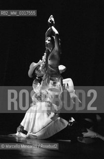 Italian actress Paola Pitagora in the musical Jacopone da Todi (about 1979) / Lattrice Paola Piatagora nel musical Jacopone da Todi (1979 circa) - ©Marcello Mencarini/Rosebud2