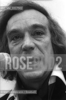 Canadian born-French psychologist and psychoanalyst René Major (1980) / René Major, psicologo e psicanalista (1980) - ©Marcello Mencarini/Rosebud2