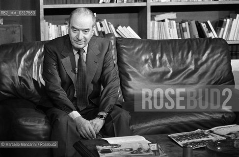 Politician of Italian Republican Party (1979) / Il politico repubblicano Bruno Visentini (1979) - ©Marcello Mencarini/Rosebud2