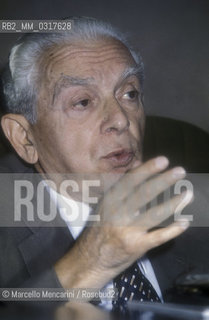 Italian politician and journalist Leo Valiani, 1979 / Leo Valiani, giornalista e politico, 1979 - ©Marcello Mencarini/Rosebud2