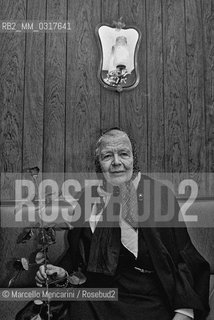 Rome, 1982. French writer Marguerite Yourcenar / Roma, 1982. La scrittrice Marguerite Yourcenar - ©Marcello Mencarini/Rosebud2