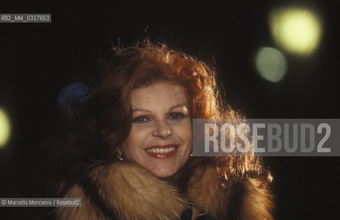 Italian singer Milva (1982) / La cantante Milva (1982) - ©Marcello Mencarini/Rosebud2